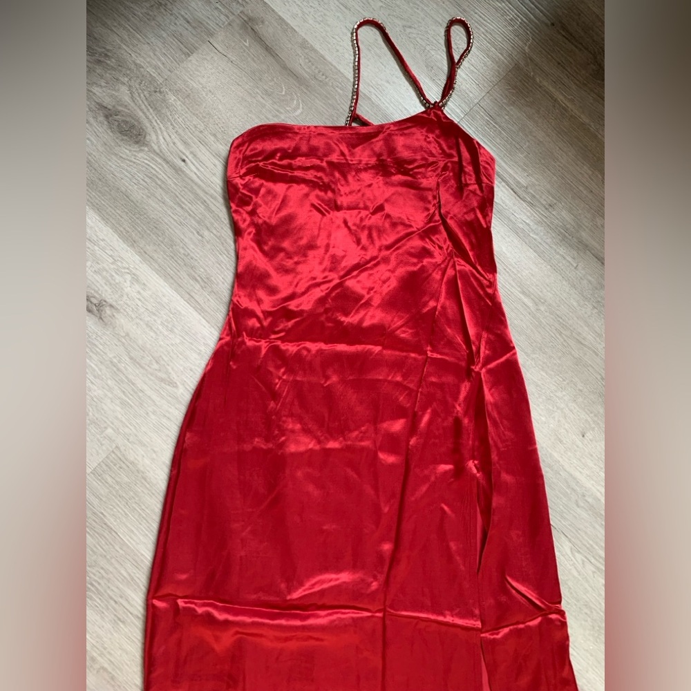 FOR LOVE & LEMONS ELORA MIDI DRESS NWT - Picture 8 of 10